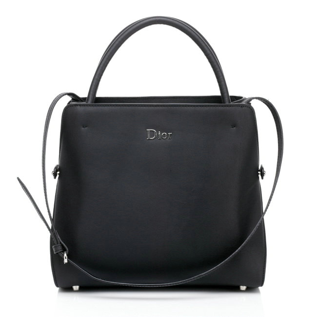 dior bar medium top handle bag calfskin 0906 black